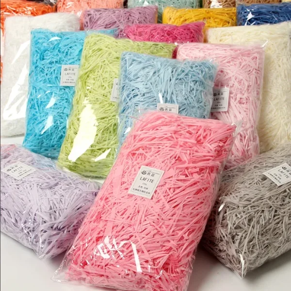 100g Colorful Shredded Crinkle Lafite