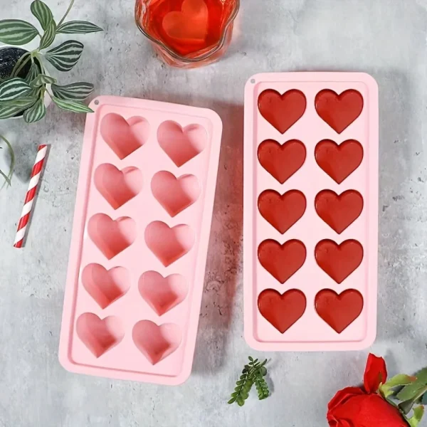 1pcs Heart-shaped Ice Cube Mold Multifunctional
